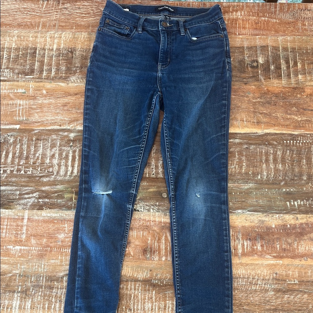 Calvin Klein Jeans Women's Dark Blue Skinny Jeans